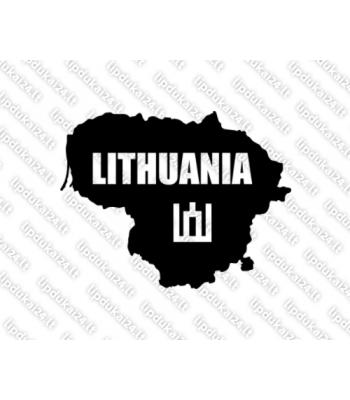 Lietuvos siluetas - Lithuania