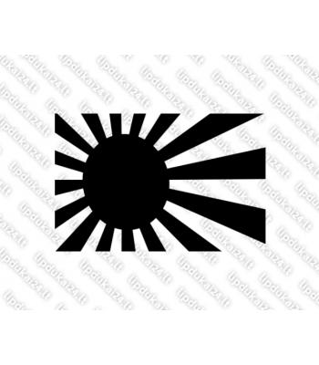 Japan Flag Rising Sun