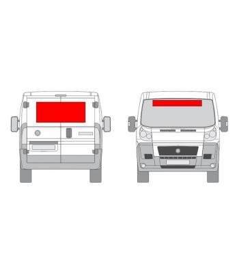 Lipdukų komplektas automobiliui nr. 3 (galui ir priekiui)