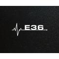 Lipdukas - E36 BMW heart beat pulse komplektas 2 vnt.