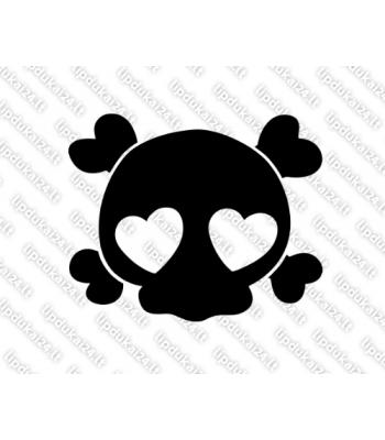 Skull with Hearts