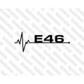 Lipdukas - E46 BMW heart beat pulse komplektas 2 vnt.