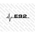 Lipdukas - E92 BMW heart beat pulse komplektas 2 vnt.