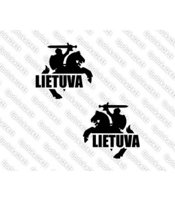 Lietuva - Vytis (siluetas) komplektas 2 vnt.