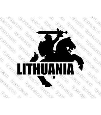 Lithuania - Vytis (siluetas, dešinė)