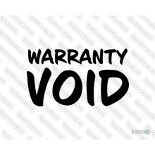 Lipdukas - Warranty Void