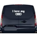 Lipdukas - I love my Audi 4