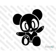Lipdukas - Black little panda