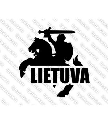 Lietuva - Vytis (siluetas, kairė)