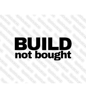 Build Not Bought