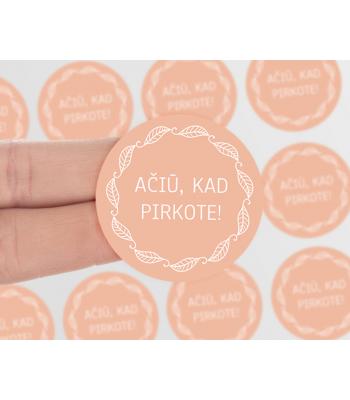 Ačiū, kad pirkote nr. 4