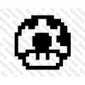 Lipdukas - Mario mushroom pixel