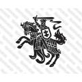 Lipdukas - Vytis V2 su baltu fonu