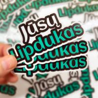 Spausdinti lipdukai (laminuoti)
