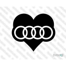 Lipdukas - I love Audi 2