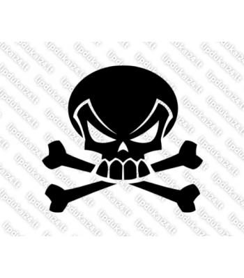 Kaukolė su kaulais 3