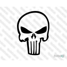 Lipdukas - Punisher skull