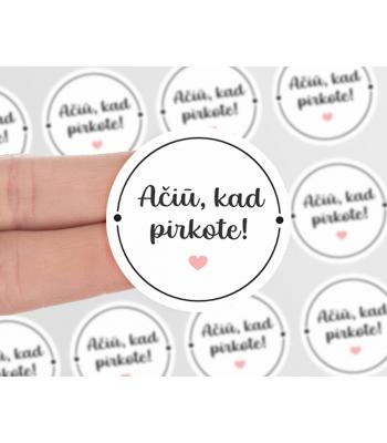 Ačiū, kad pirkote nr. 3