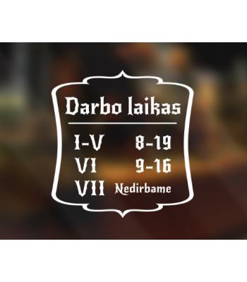 Darbo laikas nr. 10