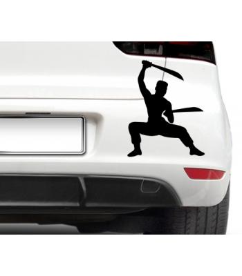 Kovotojas su kardais