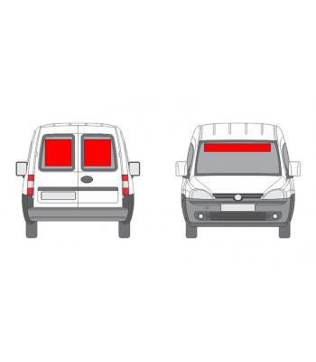 Lipdukų komplektas automobiliui nr. 2 (galui ir priekiui)