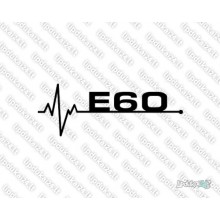 Lipdukas - E60 BMW heart beat pulse komplektas 2 vnt.