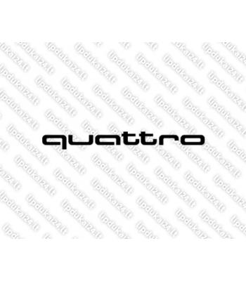 Audi quattro užrašas