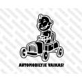 Lipdukas - Automobilyje vaikas! 2