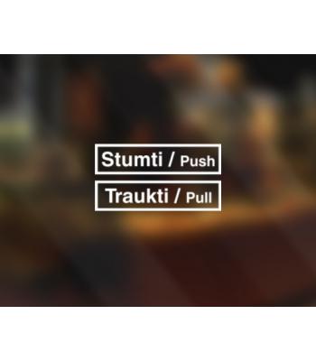 Stumti - traukti komplektas