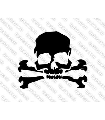 Kaukolė su kaulais 4