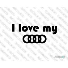 Lipdukas - I love my Audi 4