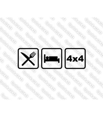 Eat sleep 4x4
