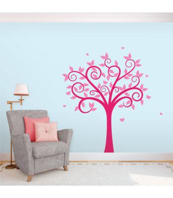 Raitytas drugelių medis