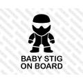 Lipdukas - Baby Stig On Board