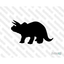 Lipdukas - Dinozauras Triceratos