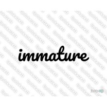 Lipdukas - immature