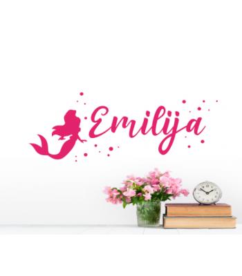 Vardo lipdukas Undinėlė