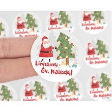 Lipdukas - Linksmų šv. Kalėdų nr. 5