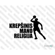 Lipdukas - Krepšinis mano religija 3 jb