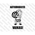 Lipdukas - Automobilyje VAIKAS!