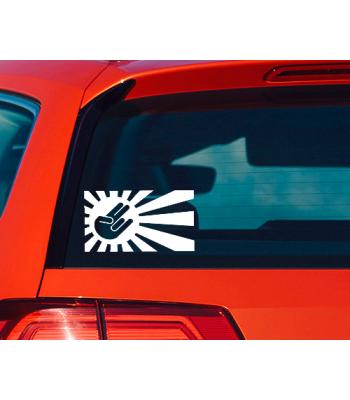 Japan Flag Rising Sun Shocker