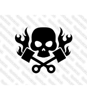 Kaukolė su stūmokliais 22