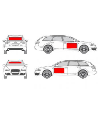 Lipdukų komplektas automobiliui nr. 1